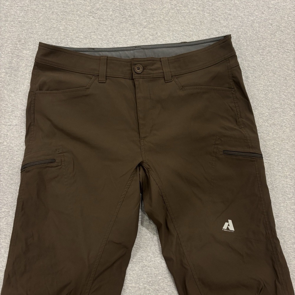 Eddie Bauer First Ascent Guide Pro Pants Men's Size 38x32 Brown Hiking Trousers
